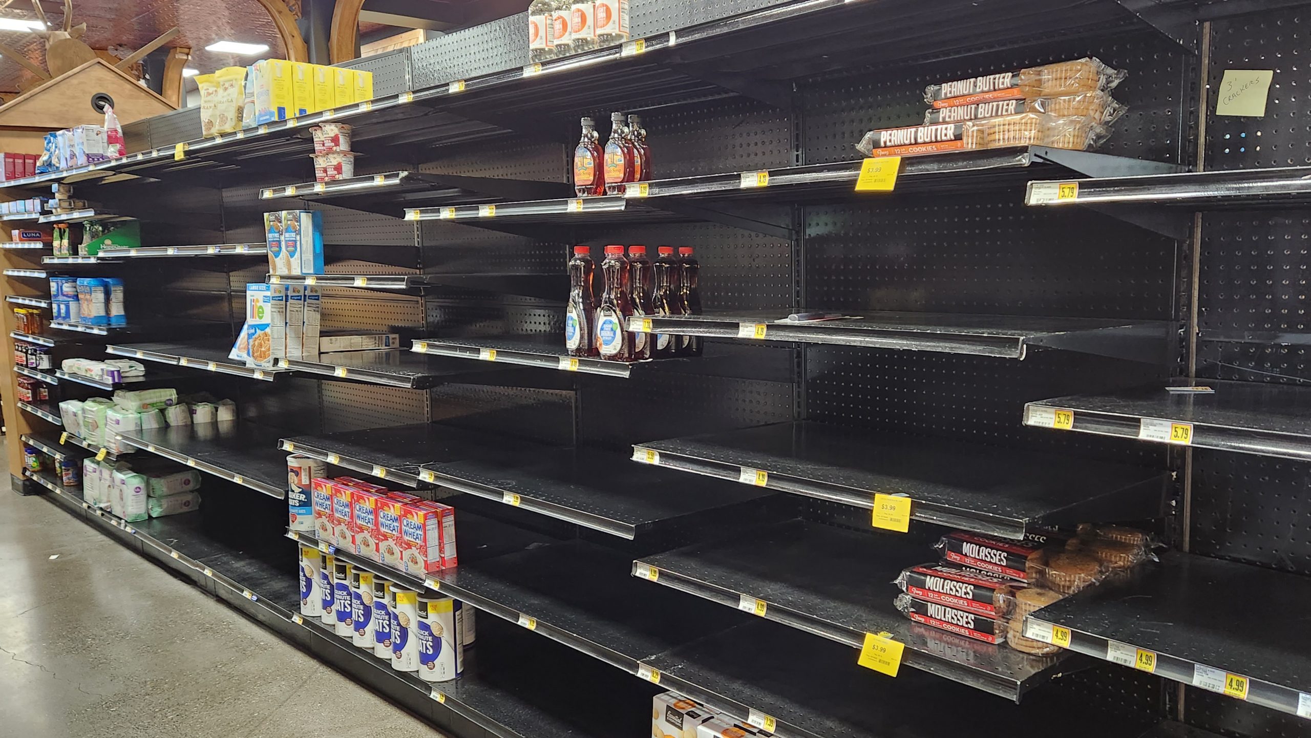 Grocery Store Shelves Empty, What Will be Next?